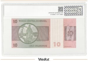 10 Крузейро ND (1980) Бразилия PG 65+ UNC